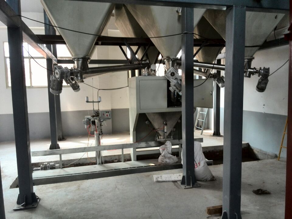 單袋配料現(xiàn)場